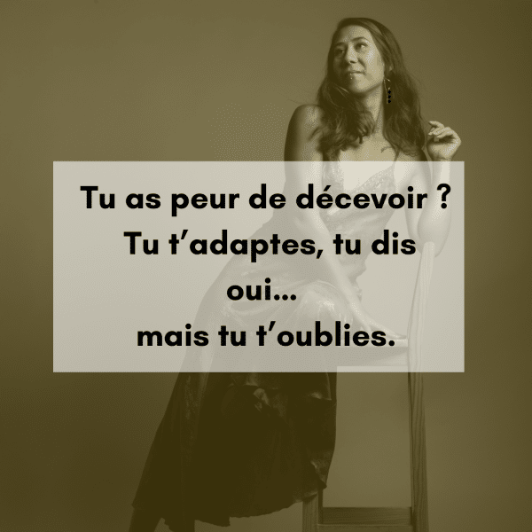 Atelier : J’ai peur de décevoir – où est ma juste place ?